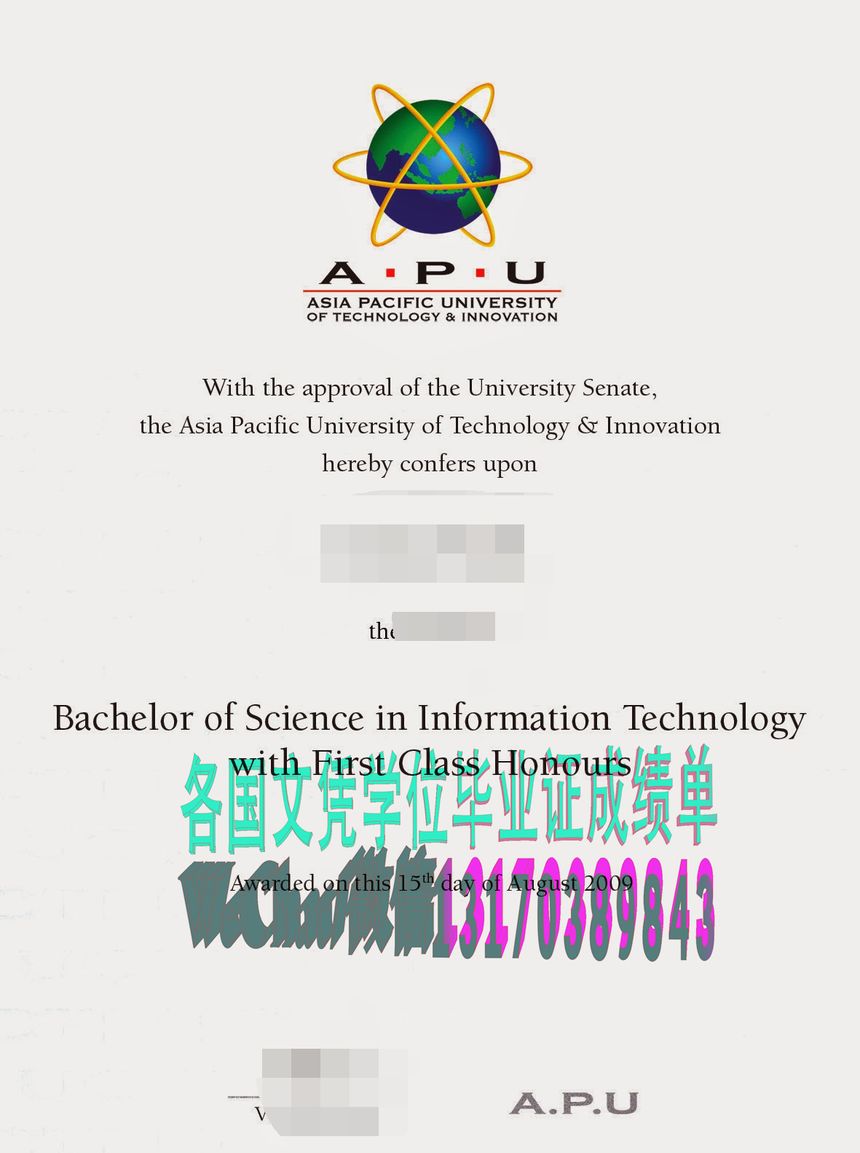 一比一仿亚太科技大学毕业证