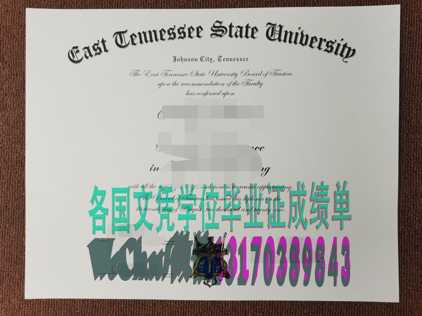 制作田纳西州立大学毕业证