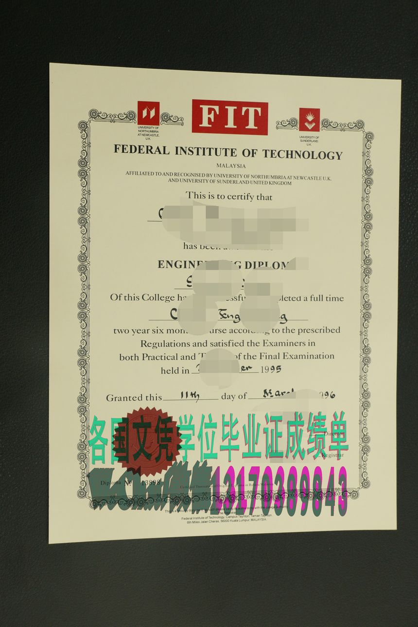 桑德兰联邦理工学院毕业证怎么造假