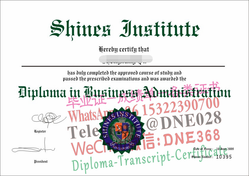 新加坡赛思商业管理学院文凭样本